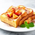 baked apple cinnamon french toast - featured image
