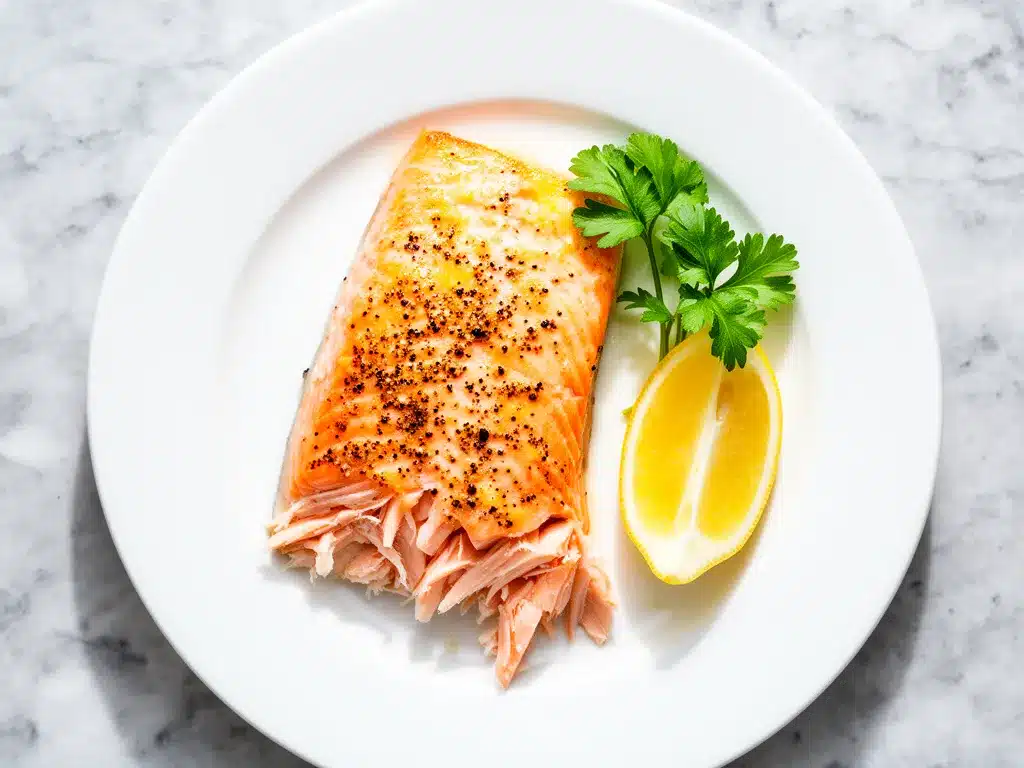 Baked Lemon Pepper Salmon: Easy 30-Minute Weeknight Dinner 4 baked lemon pepper salmon preparation steps