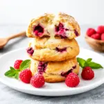 Buttery Raspberry White Chocolate Scones - featured image