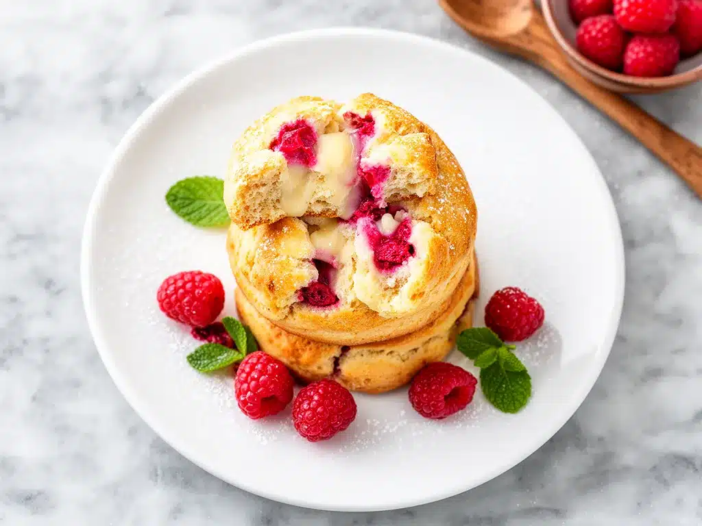 Buttery Raspberry White Chocolate Scones: 5 Easy Weekend Bakes 4 Buttery Raspberry White Chocolate Scones preparation steps
