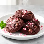 chewy chocolate peppermint cookies - featured image