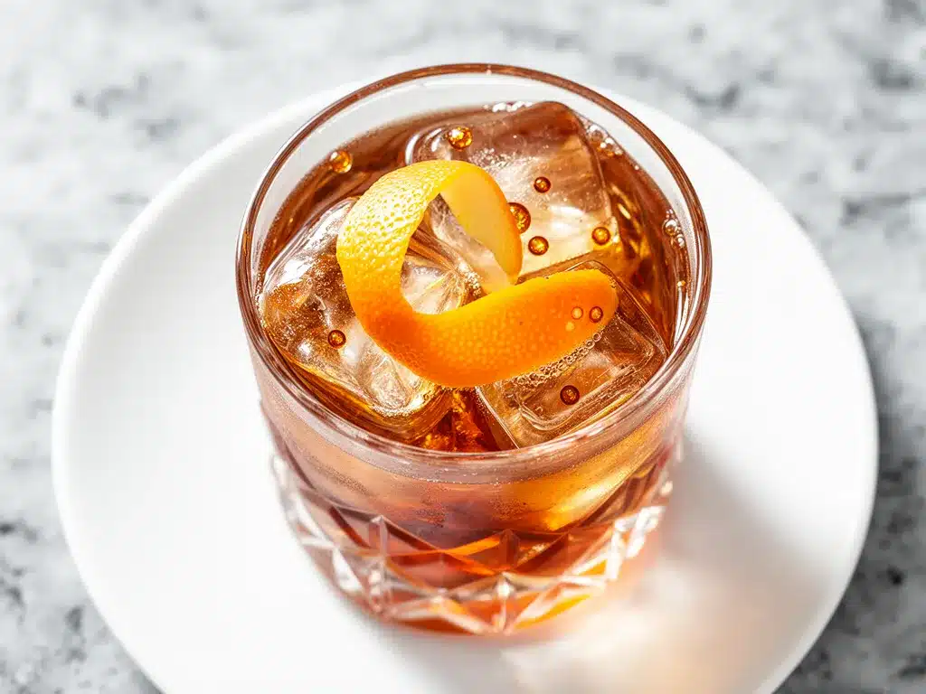 Classic Old Fashioned with Orange and Bitters Easy Recipe Everyone Loves 4 Classic Old Fashioned with Orange and Bitters preparation steps