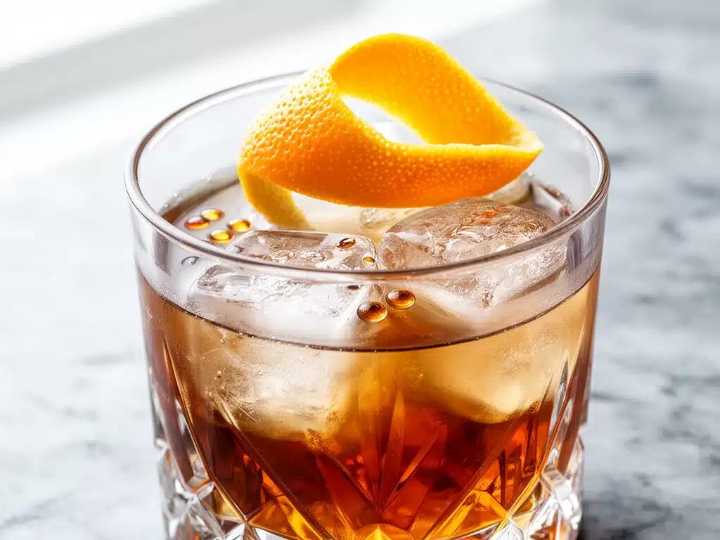 Home 4 Classic Old Fashioned with Orange and Bitters - featured image