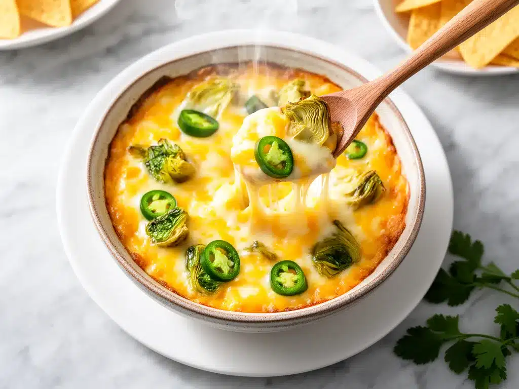 Creamy Hot Cheesy Artichoke Jalapeno Dip: Easy Copycat Recipe 4 Creamy Hot Cheesy Artichoke Jalapeno Dip preparation steps