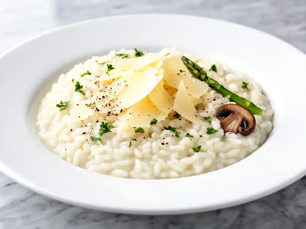 creamy parmesan risotto - featured image