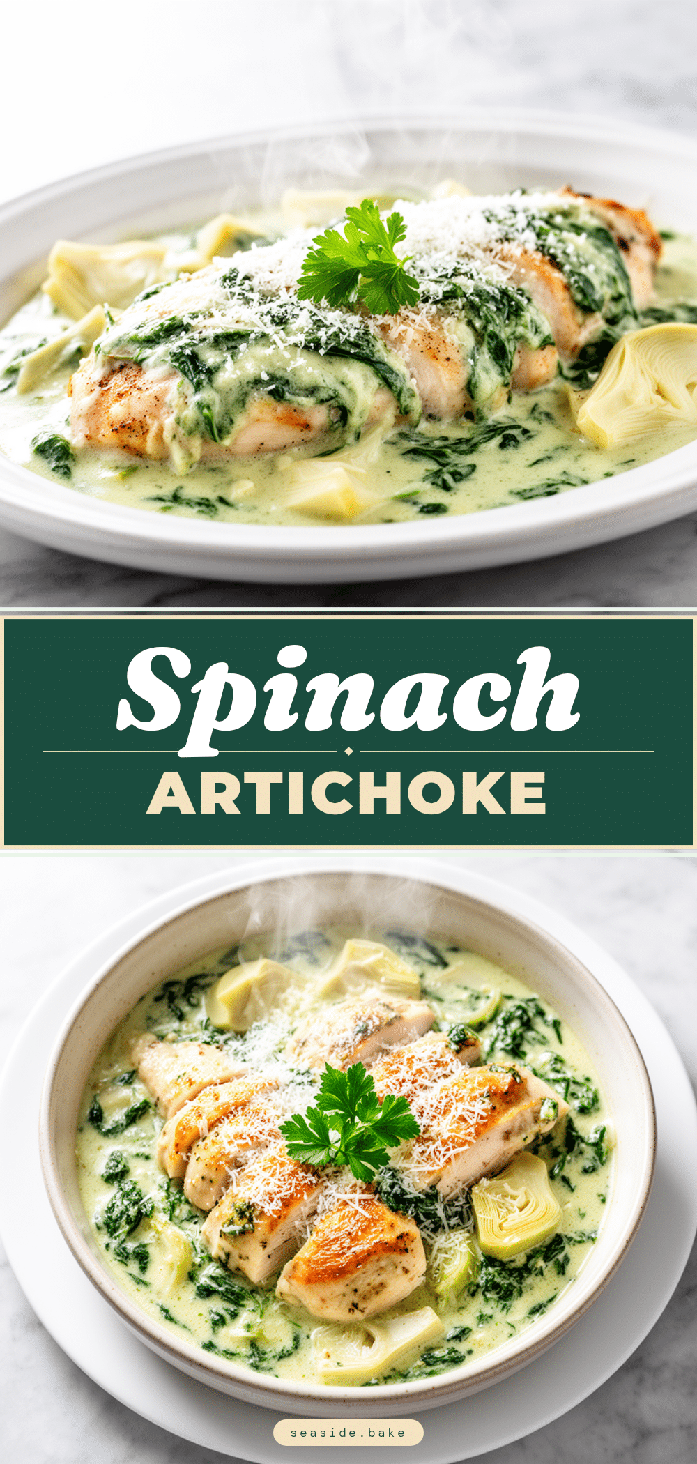 Creamy Spinach Artichoke Chicken: 5-Ingredient Dinner 5 creamy spinach artichoke chicken recipe