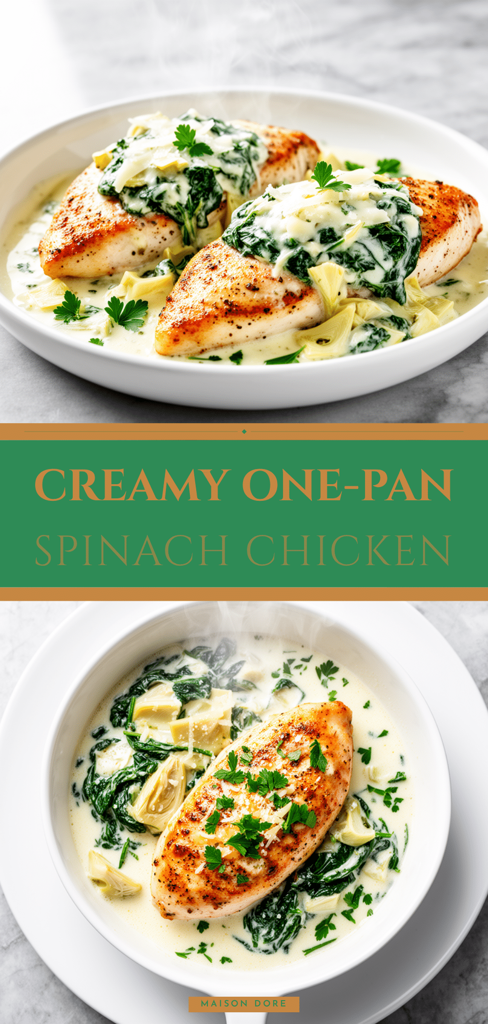 Creamy Spinach Artichoke Chicken Recipe Easy Dinner for Busy Weeknights 5 creamy spinach artichoke chicken recipe
