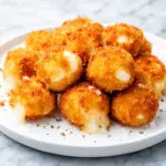 crispy baked mozzarella bites - featured image