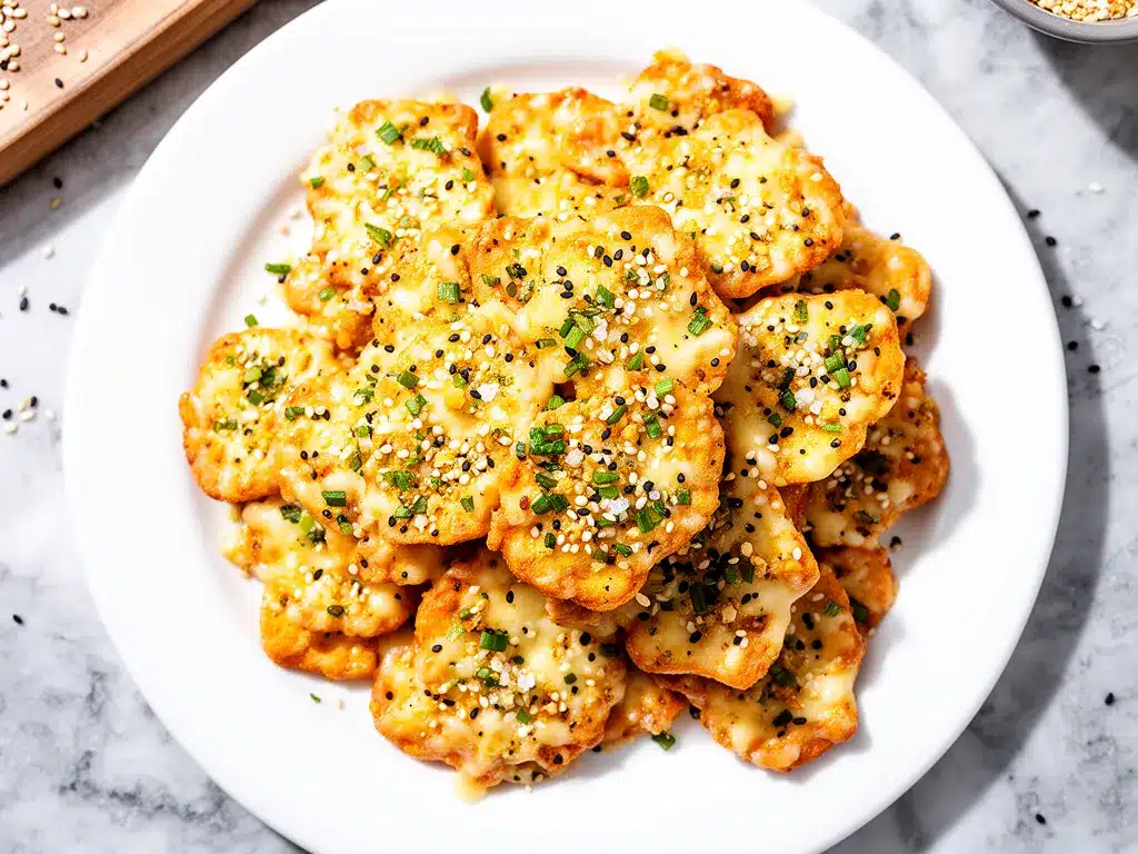 Crispy Everything Bagel Crackers: 3-Ingredient Snack 4 crispy everything bagel crackers preparation steps