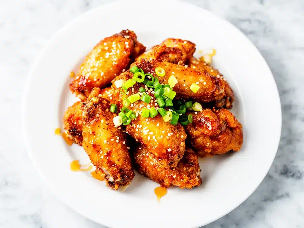 Crispy Honey Garlic Chicken Wings: Best Better Than Takeout Recipe 4 crispy honey garlic chicken wings preparation steps