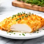 crispy parmesan crusted chicken - featured image