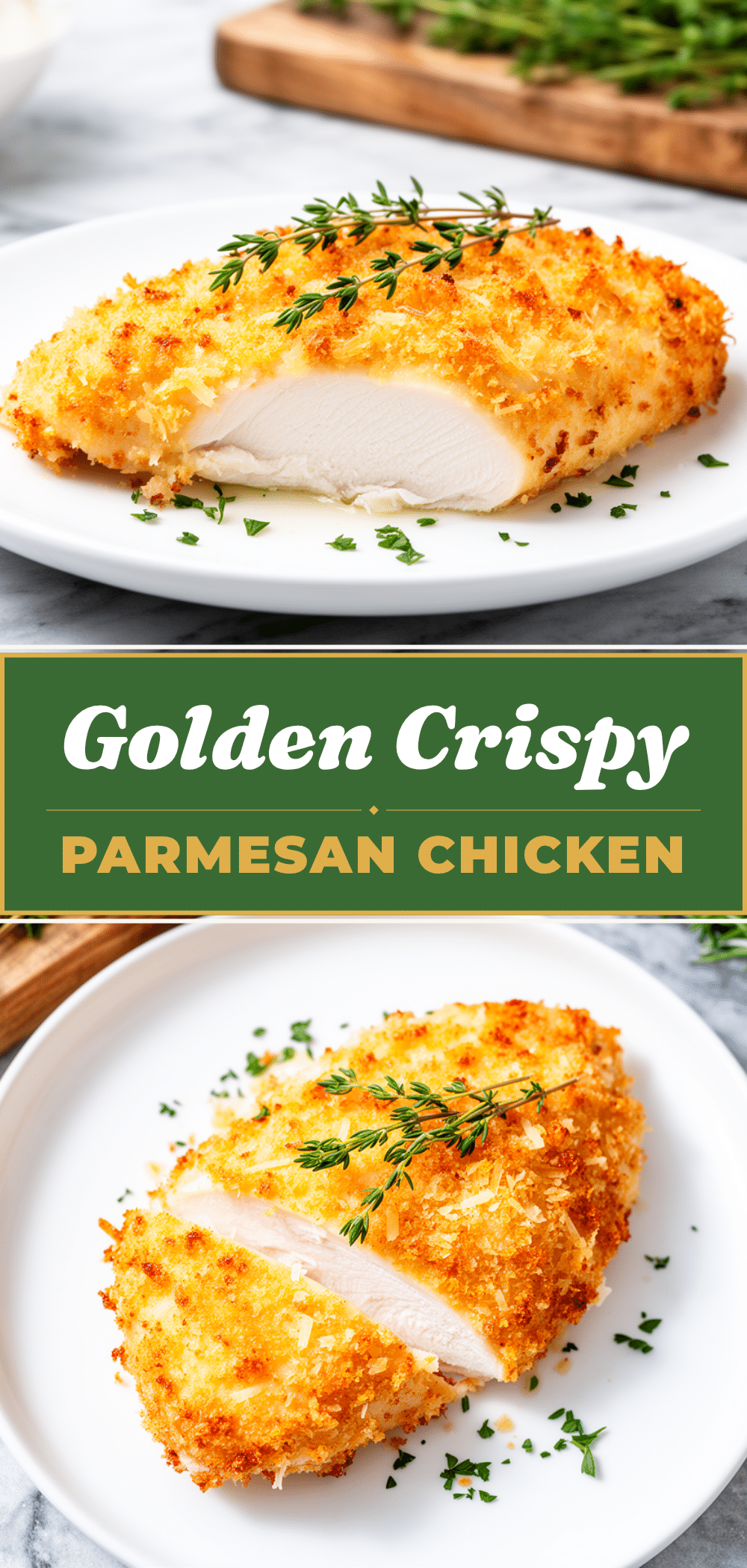 Crispy Parmesan Crusted Chicken Recipe Easy 5-Ingredient Dinner Youll Love 5 crispy parmesan crusted chicken recipe