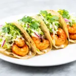 crispy shrimp tacos - featured image