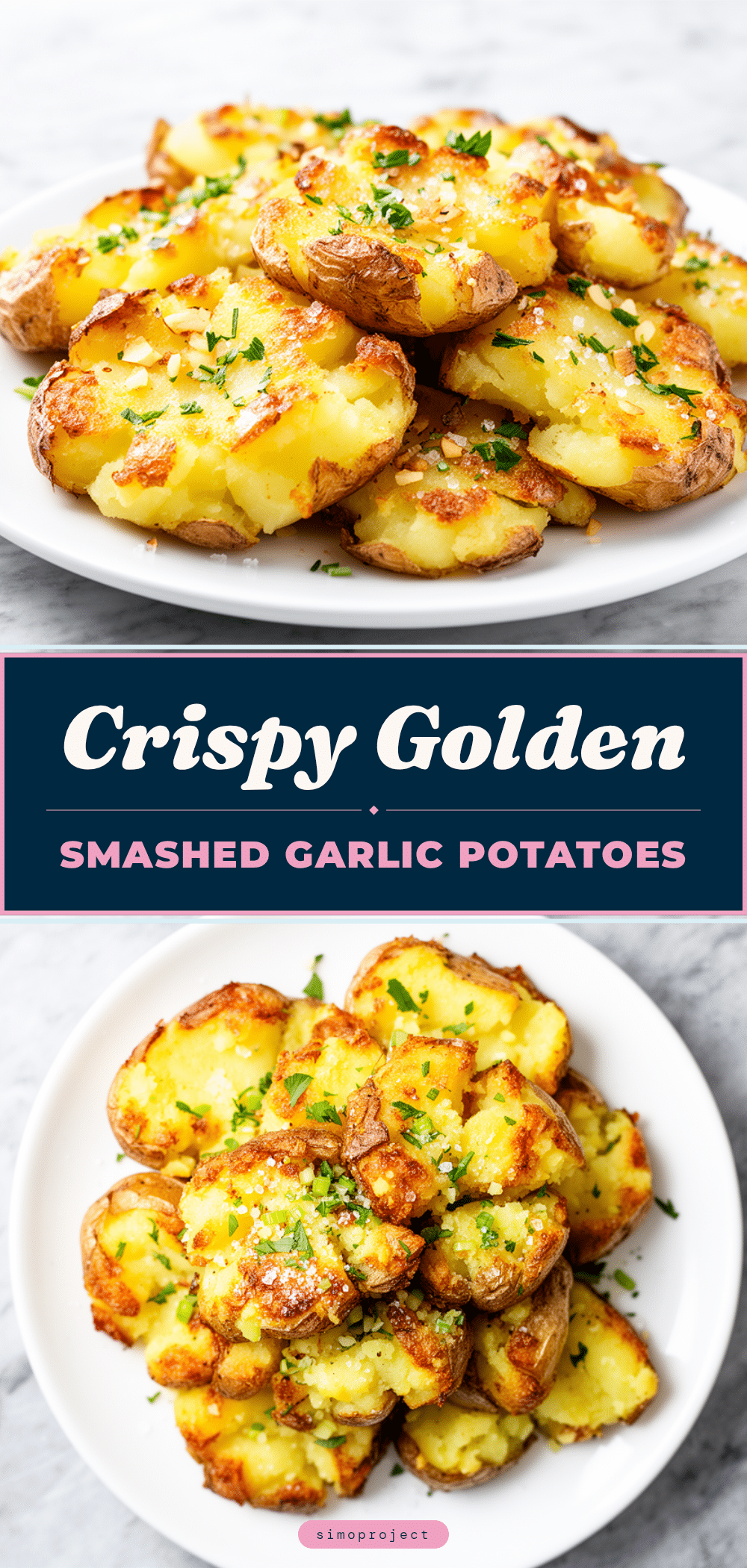 Crispy Smashed Garlic Baby Potatoes: 20-Min Easy Side Dish 5 Crispy Smashed Garlic Baby Potatoes recipe