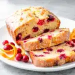 fall cranberry orange bread - featured image