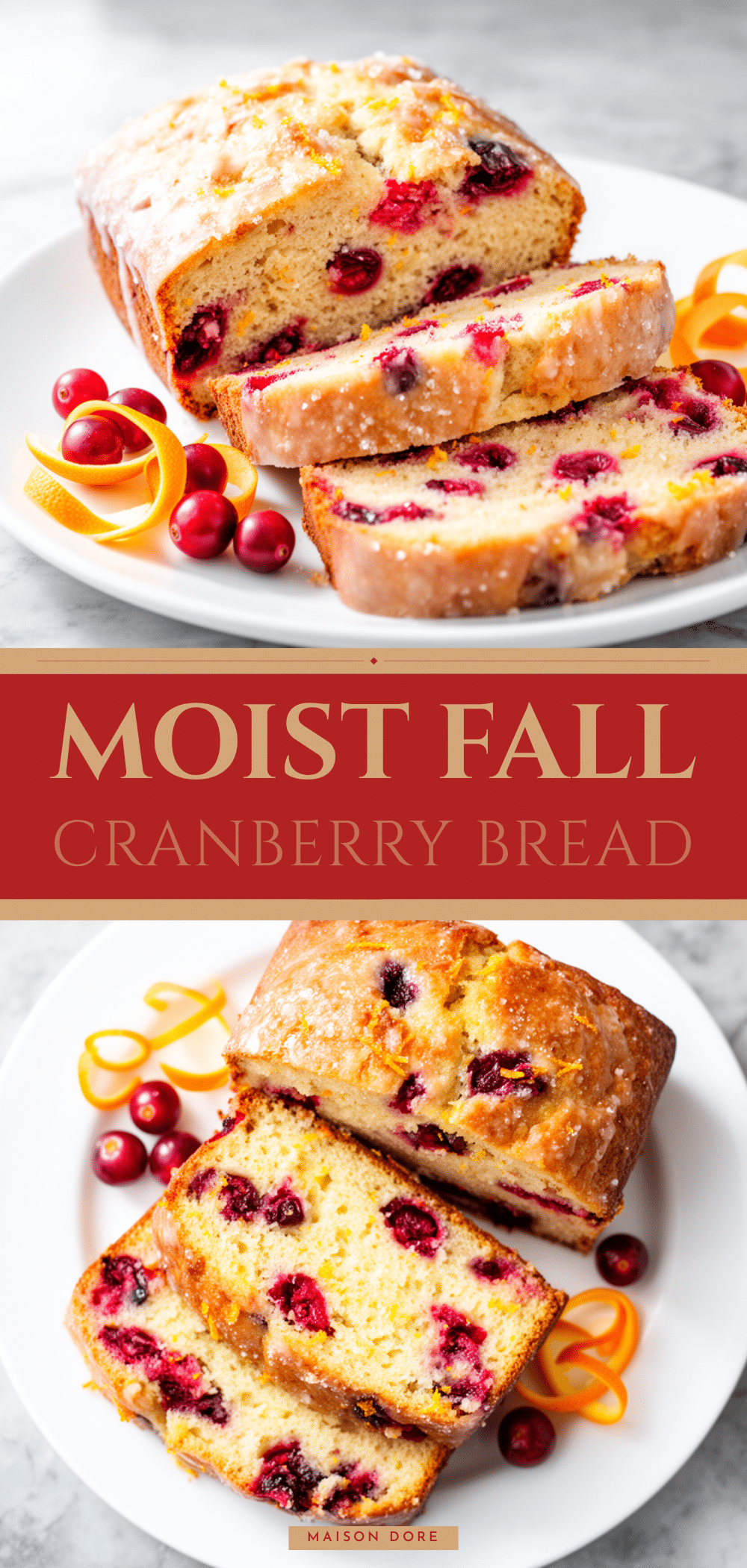 Fall Cranberry Orange Bread Recipe Easy Homemade Bread with Simple Ingredients 5 fall cranberry orange bread recipe