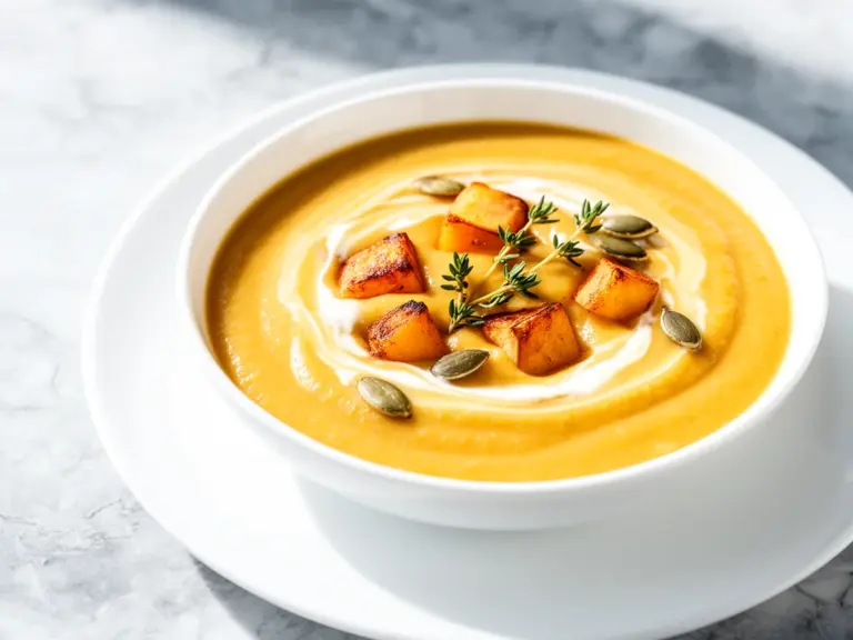 Home 6 fall roasted sweet potato and apple soup - featured image