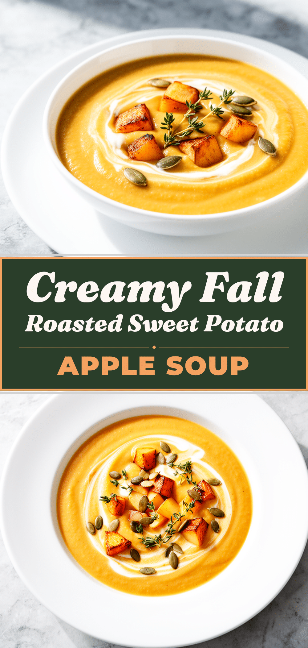 Fall Roasted Sweet Potato and Apple Soup Easy Homemade Recipe 5 fall roasted sweet potato and apple soup recipe