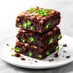 fudgy mint chocolate brownies - featured image