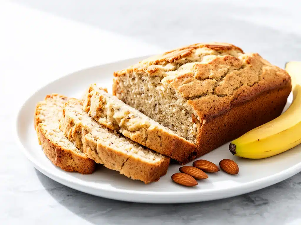 gluten-free banana bread with almond flour - featured image