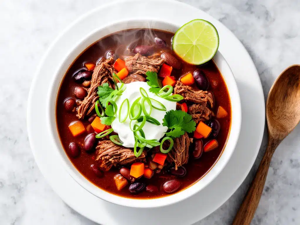 Hearty Slow Cooker Beef Chili: 30-Minute Weeknight Meal 4 hearty slow cooker beef chili preparation steps