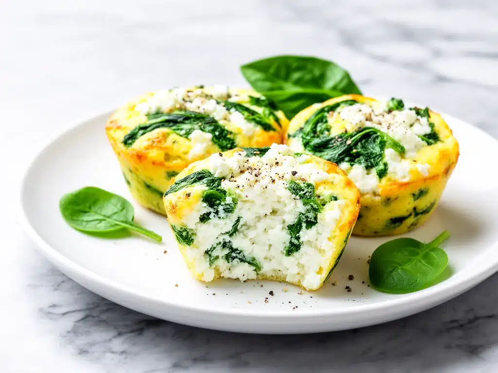 high-protein cottage cheese egg bites - featured image