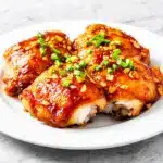 honey garlic chicken thighs - featured image