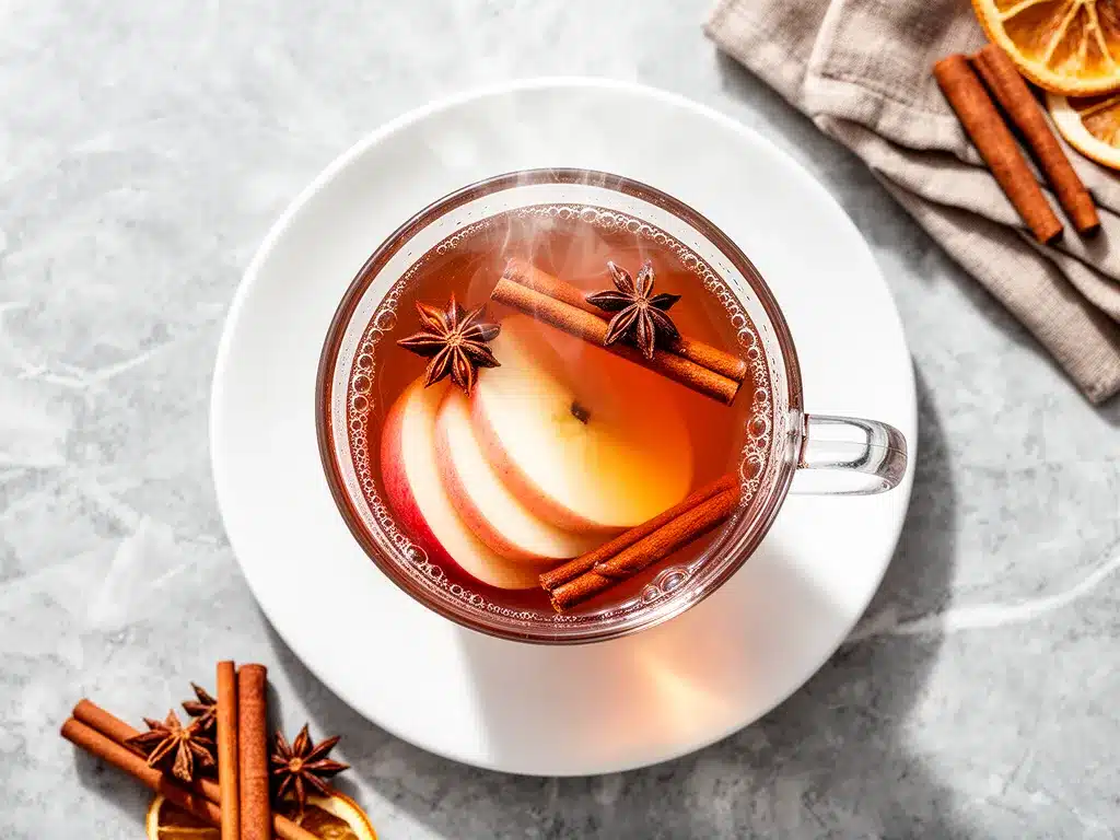 Hot Spiced Mulled Apple Cider Recipe Easy Cozy Morning Drink 4 hot spiced mulled apple cider preparation steps