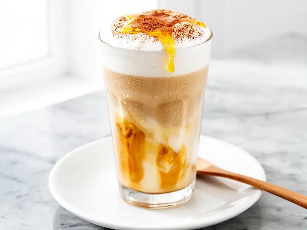 Home 2 iced honey cinnamon almond milk latte - featured image