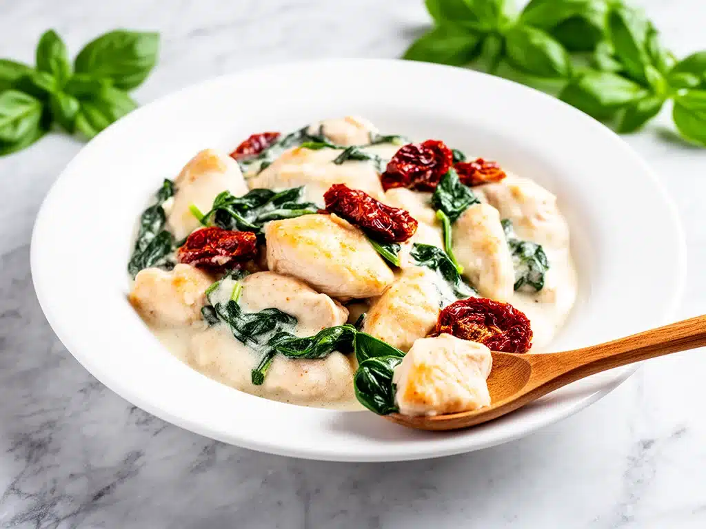 Instant Pot Creamy Tuscan Chicken - featured image