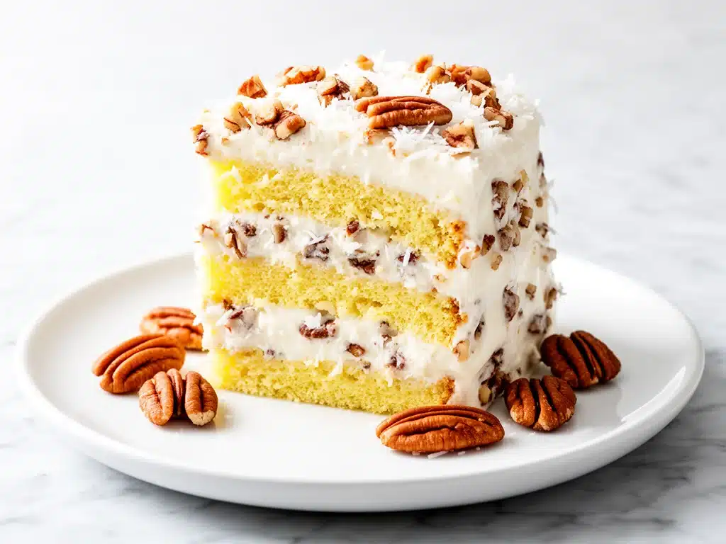 Italian cream cake recipe - featured image