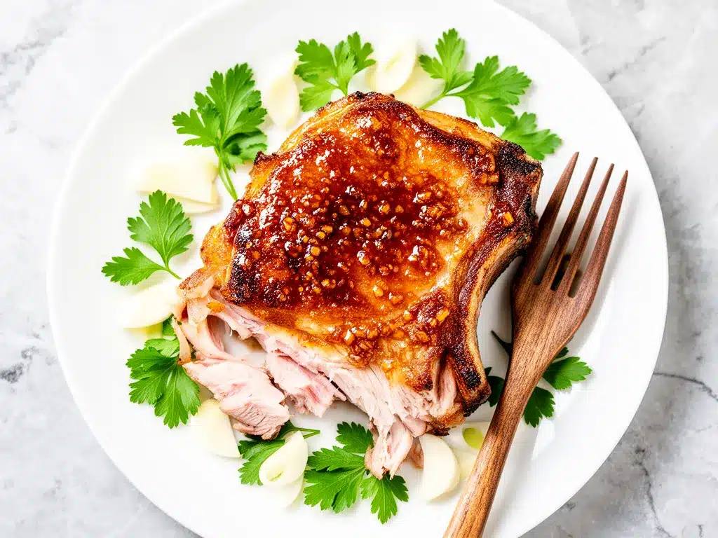 Juicy Brown Sugar Garlic Pork Chops: 5-Ingredient Easy Dinner 4 Juicy Brown Sugar Garlic Pork Chops preparation steps