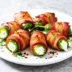 keto bacon-wrapped jalapeno poppers - featured image