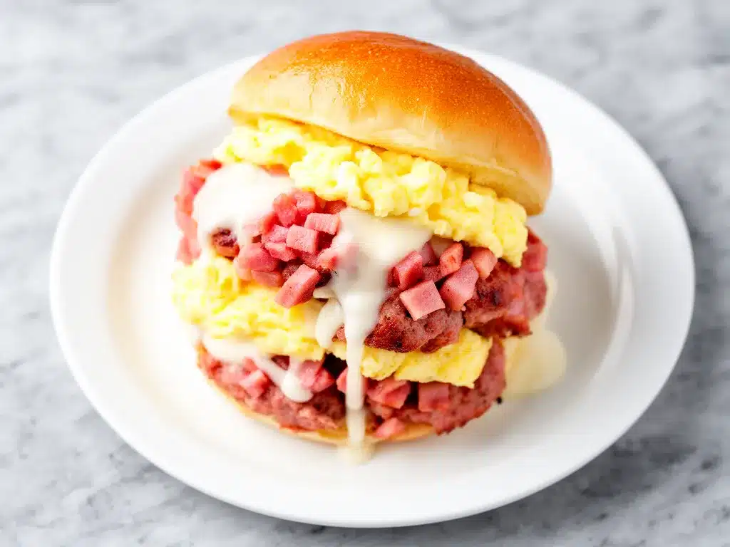 Make-Ahead Cheesy Ham and Egg Breakfast Sliders: Easy Meal Prep 4 make-ahead cheesy ham and egg breakfast sliders preparation steps