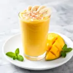 mango banana coconut smoothie - featured image