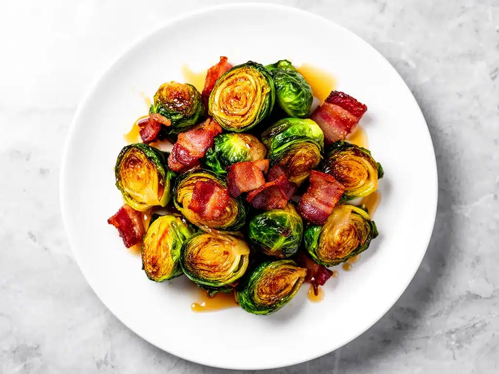 Fall Maple Bacon Brussels Sprouts Easy Recipe for Busy Weeknight Dinners 4 maple bacon brussels sprouts preparation steps