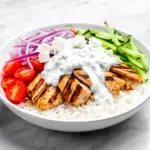 Mediterranean Chicken Gyro Bowls - featured image