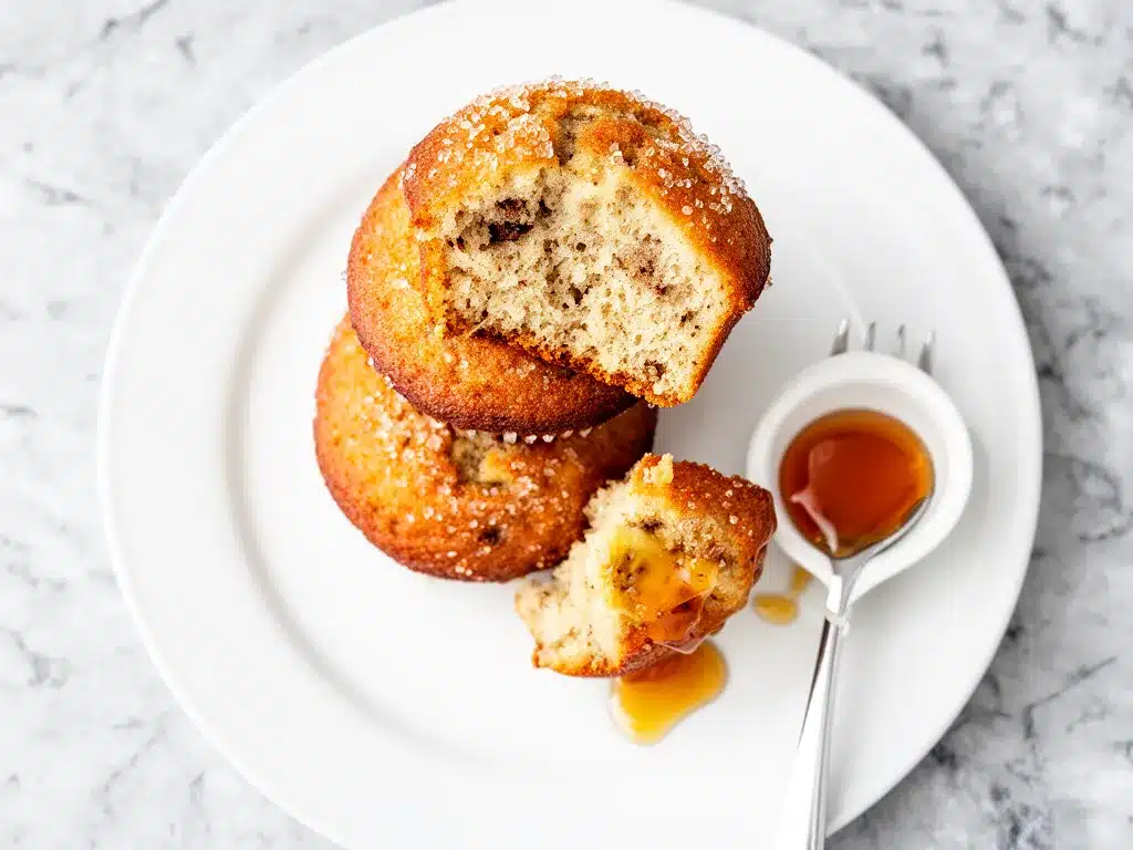 Moist Maple Cinnamon Banana Muffins: 6 Easy Steps 4 Moist Maple Cinnamon Banana Muffins preparation steps