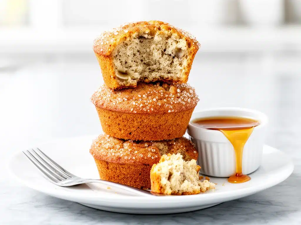 Moist Maple Cinnamon Banana Muffins - featured image
