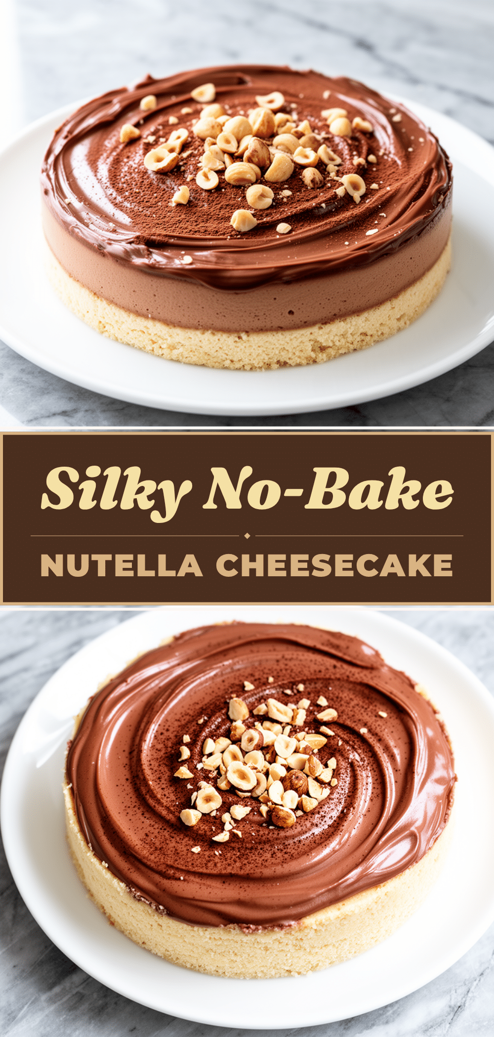 No-Bake Nutella Cheesecake Recipe Easy Silky Texture Dessert 5 no-bake Nutella cheesecake recipe