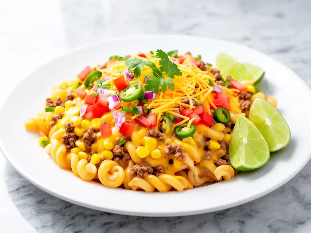 one-pot taco pasta - featured image