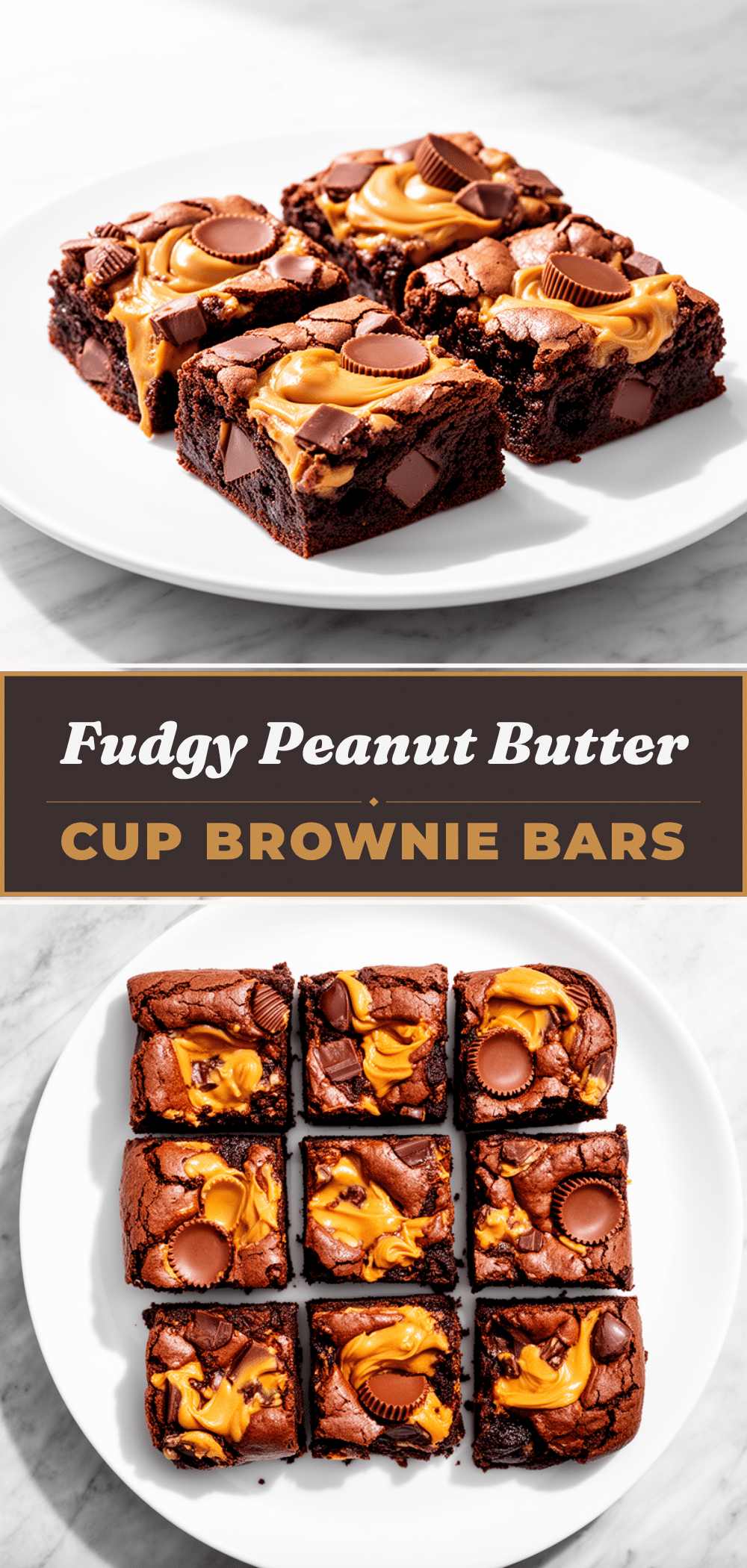 Peanut Butter Cup Brownie Bars Recipe Easy Fudgy Bars Everyone Loves 5 peanut butter cup brownie bars recipe