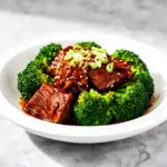 slow cooker beef and broccoli - featured image