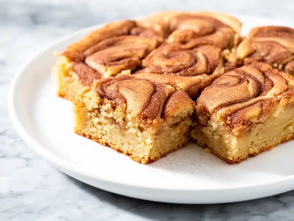 snickerdoodle blondies - featured image