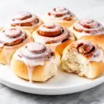 soft glazed cinnamon rolls - featured image
