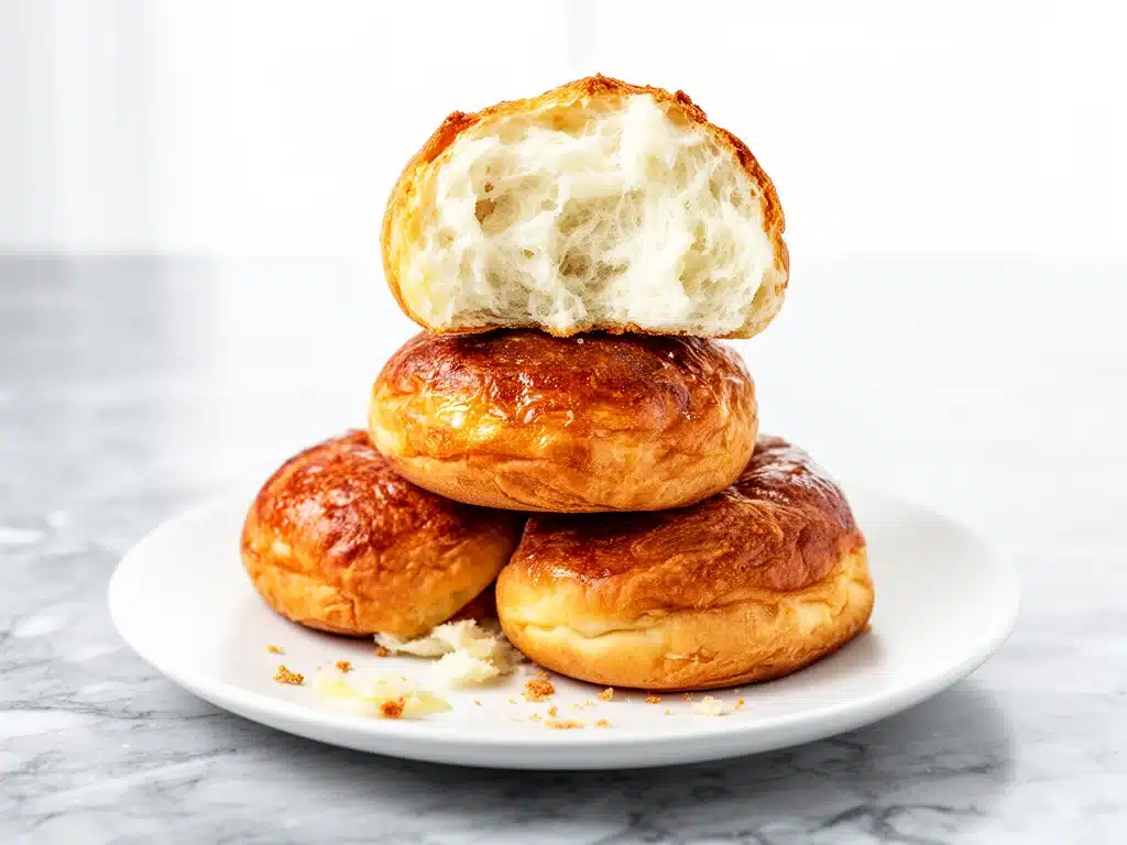 soft homemade brioche buns - featured image