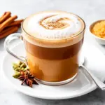 spiced brown sugar chai latte - featured image
