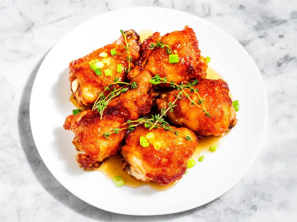 Sticky Honey Bourbon Chicken Recipe Easy 5-Ingredient Dinner to Make on Repeat 4 sticky honey bourbon chicken preparation steps