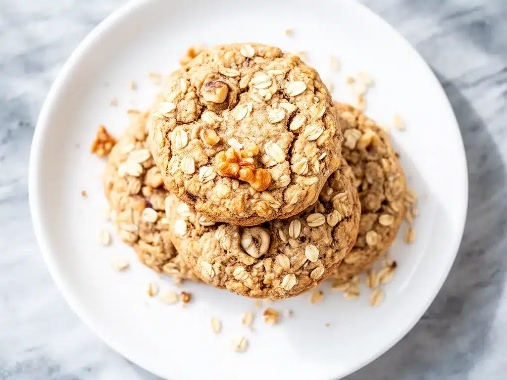 Vegan Banana Oatmeal Cookies Recipe Easy 5-Ingredient Snack to Make on Repeat 4 vegan banana oatmeal cookies preparation steps