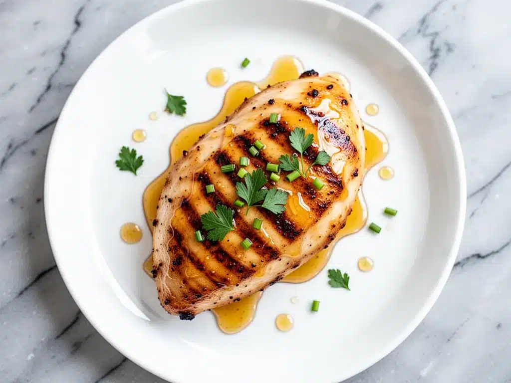 Air Fryer Chicken Breast: Easy Honey Garlic Butter Glaze 4 air fryer chicken breast with honey garlic butter glaze preparation steps